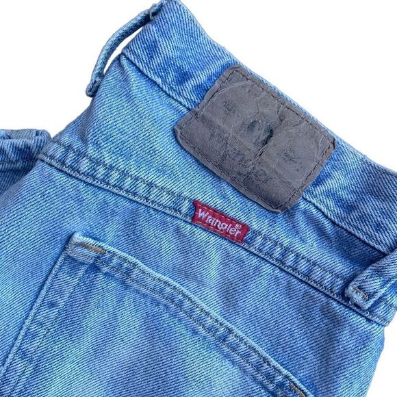Vintage light blue straight leg wranglers size 31/30 - Picture 5 of 6
